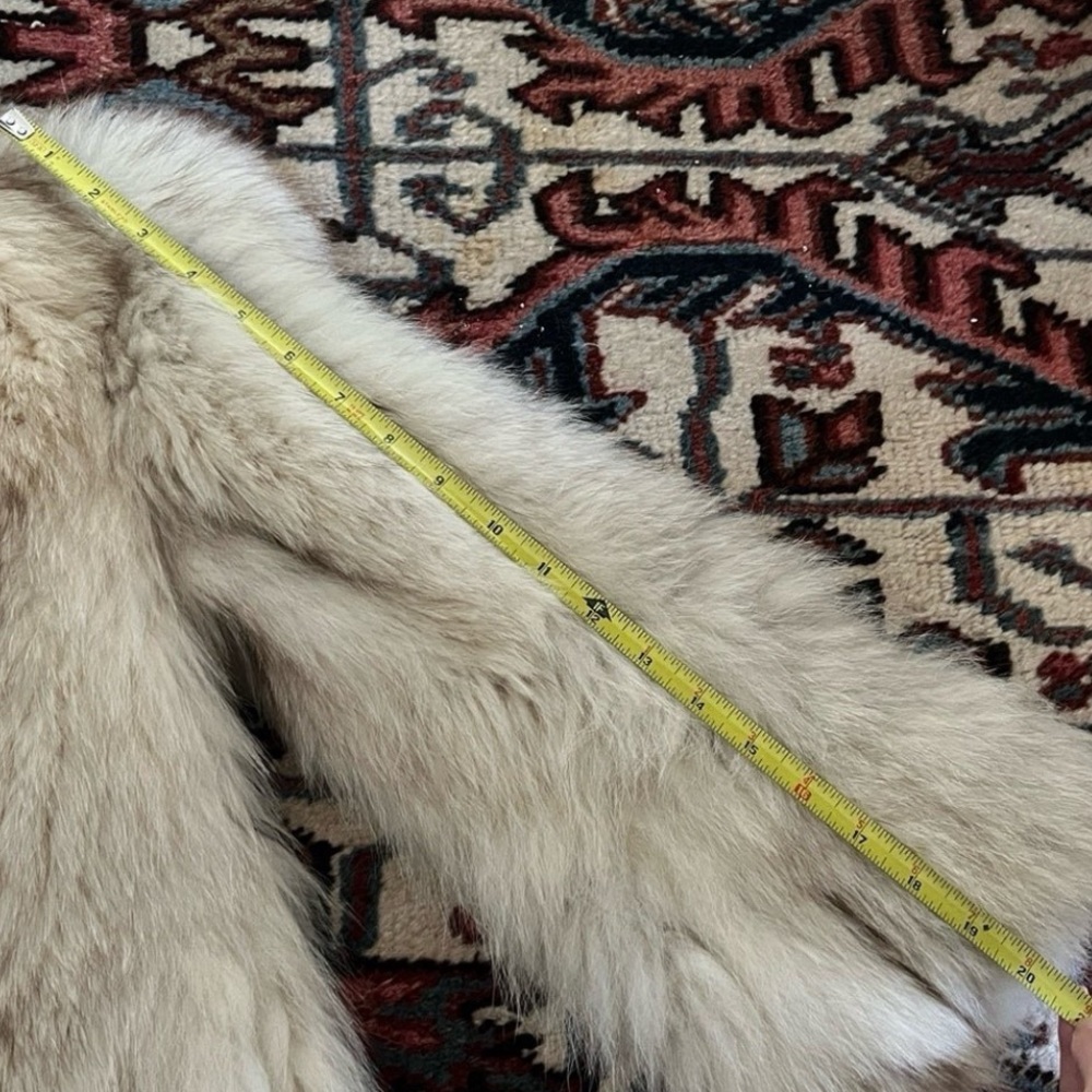 Vintage fox fur cropped coat - Picture 9 of 12